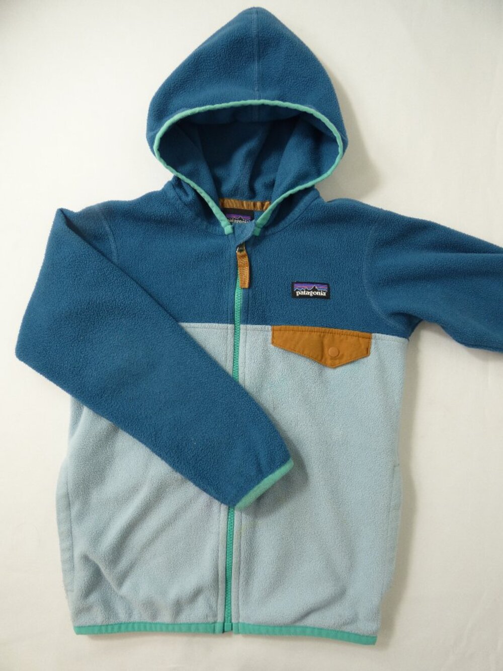 Patagonia Light Blue Baby Micro D® Snap-T® Fleece Jacket, Size 5T
